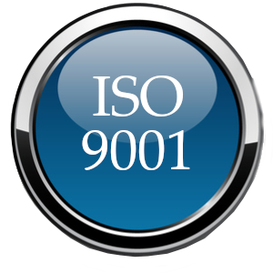 ISO 9001 glossy ball blue